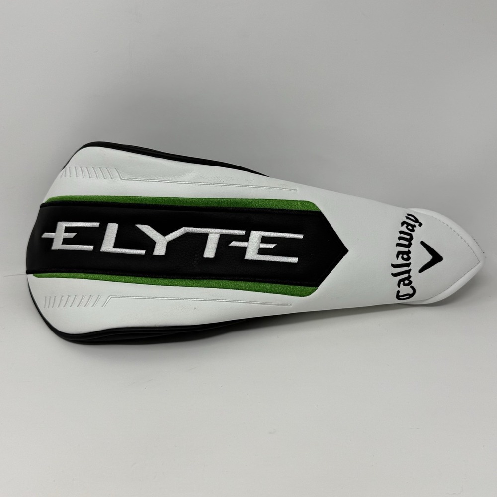Callaway ELYTE Driver Golf Club Head Cover ONLY White/Black/Green Elite